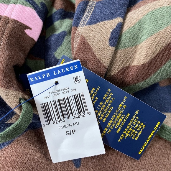 Polo Ralph Lauren 1992 Camouflage Hoodie Sweater - Picture 5 of 16